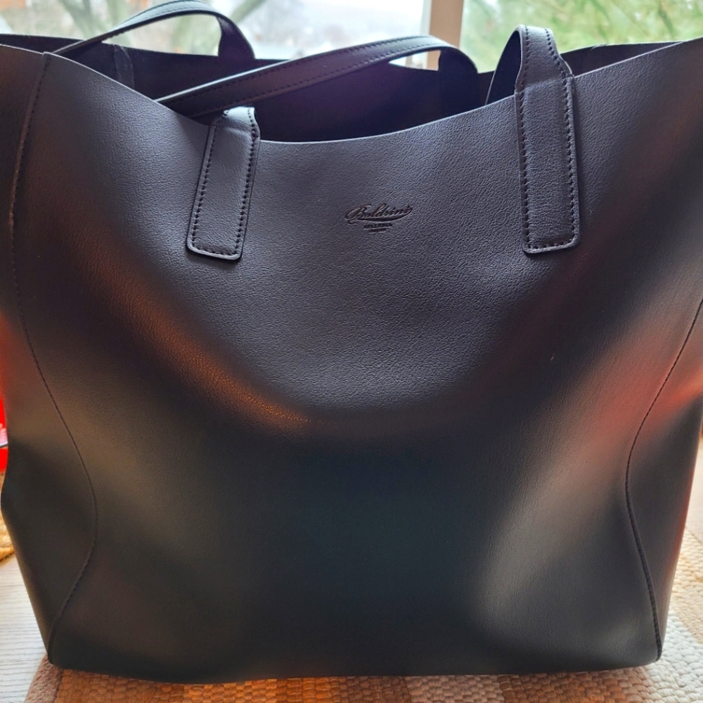 Large Boldrini Selleria Black Tote